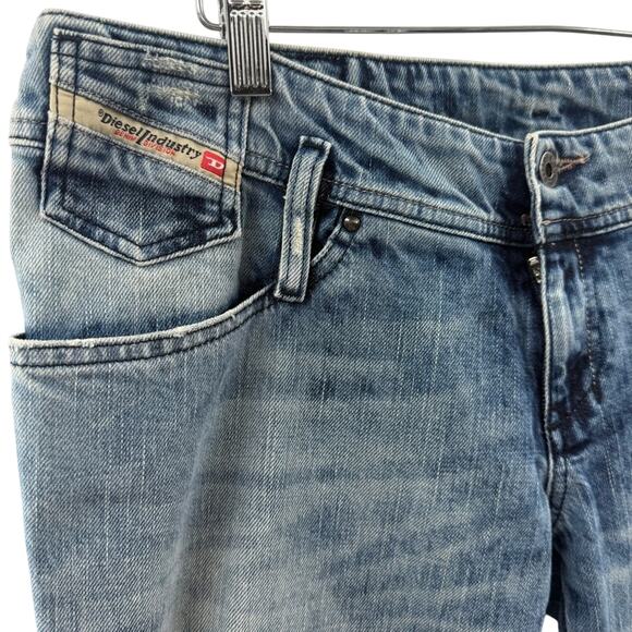 Diesel Matic Men’s Factory Distressed Stretch Jeans Made in Italy Size 31 x 32 - Picture 5 of 14